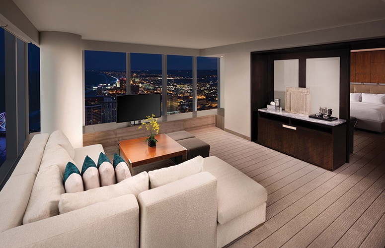 Ocean Resort Casino One Bedroom Suite Living Area