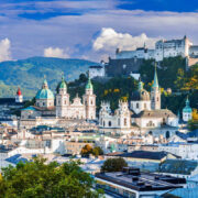 View Of Old Town Salzburg, Austria, Central Europe