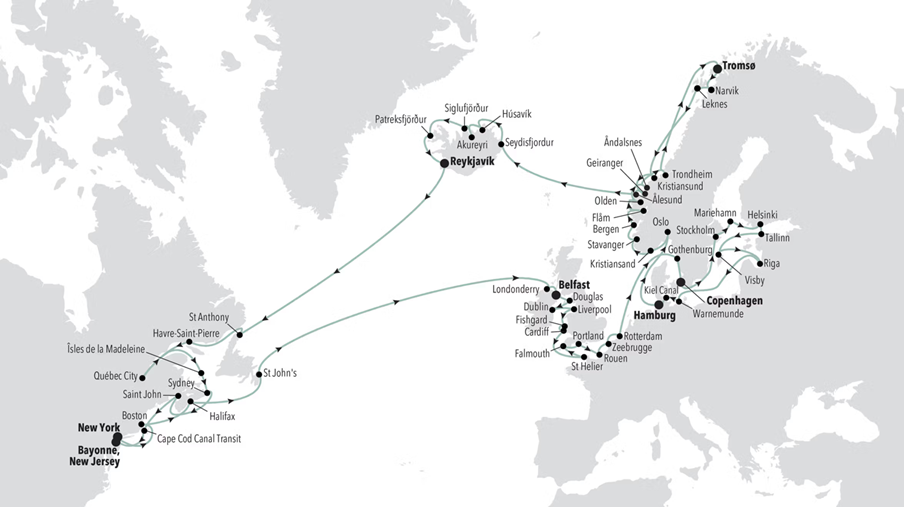 Silversea’s Silver Shadow sets off on its 83-day Grand Voyage