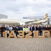 Etihad Airways takes delivery of its first Airbus A321LR aircraft