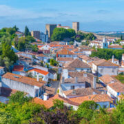 Panoramic View Of Obidos, Portugal
