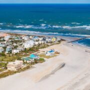 Vilano Beach, FL aerial view