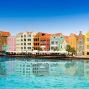 Beautiful embankment of Willemstad , Curacao