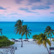 Paradisal beach in Holguin, Cuba