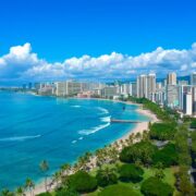 Cityscape of Honolulu on nice day
