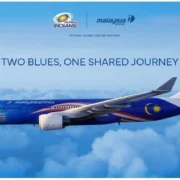 Malaysia Airlines unveils Mumbai Indians-themed aeroplane