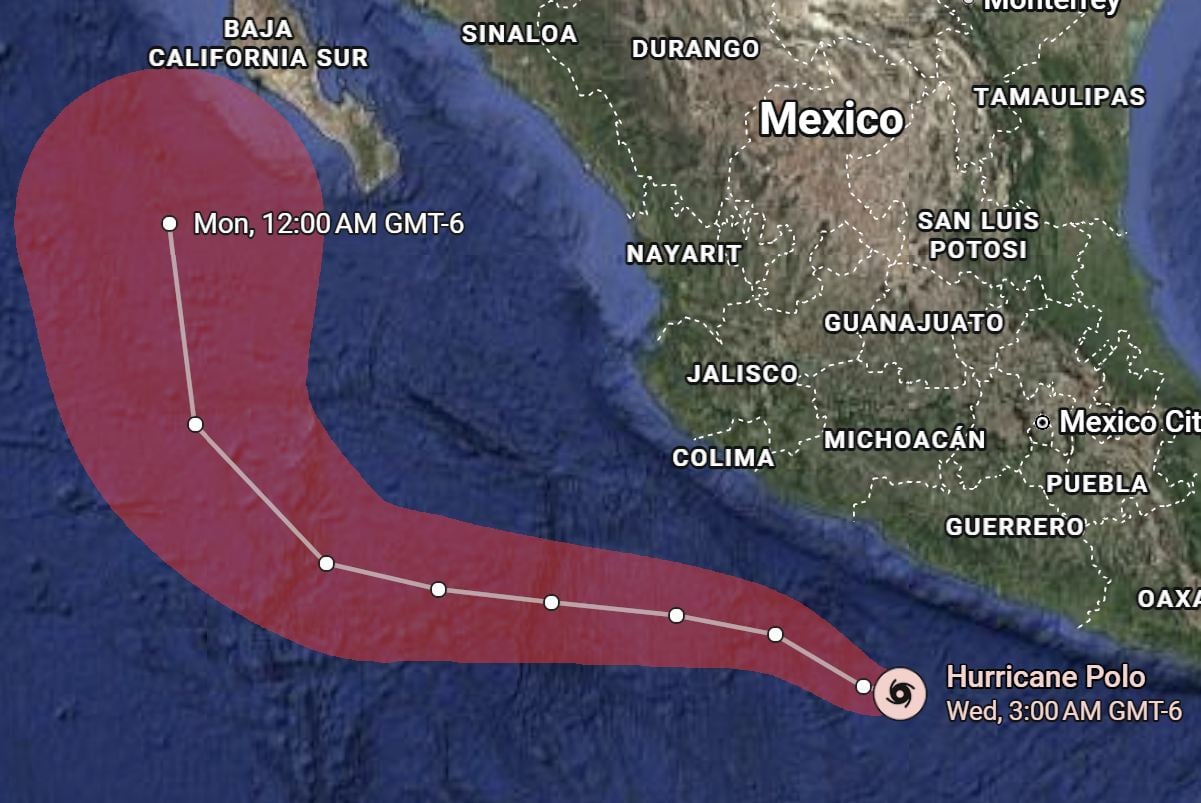 US Embassy Issues Urgent Alert As Category 5 Hurricane Polo Threatens Popular Mexico Destinations